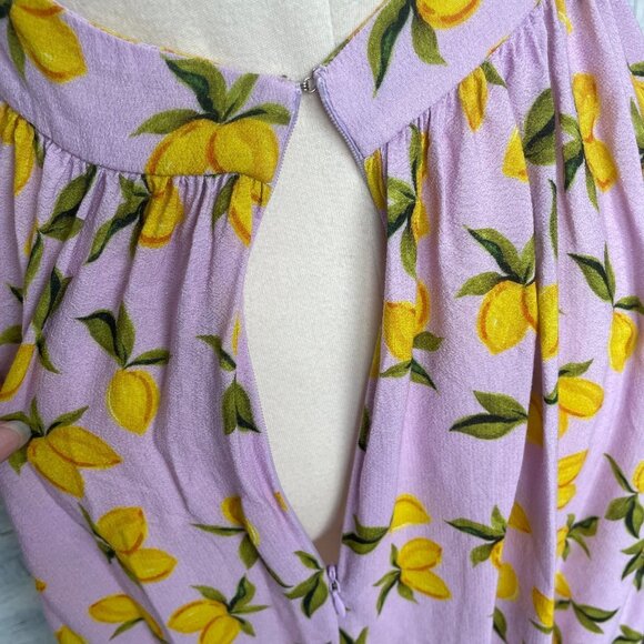 Yumi Kim Lemon Lavender UMA dress Adjustable Shoulder strap Tie back size 0 - Picture 9 of 10